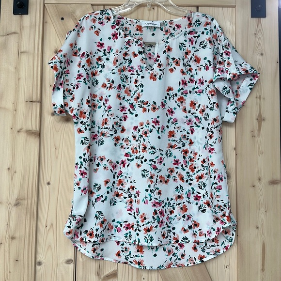 Calvin Klein Tops - Calvin Klein Floral Blouse